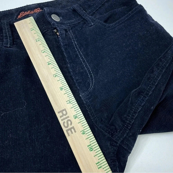 Eddie Bauer corduroy pants 4 dark navy blue 2162 - Picture 6 of 10